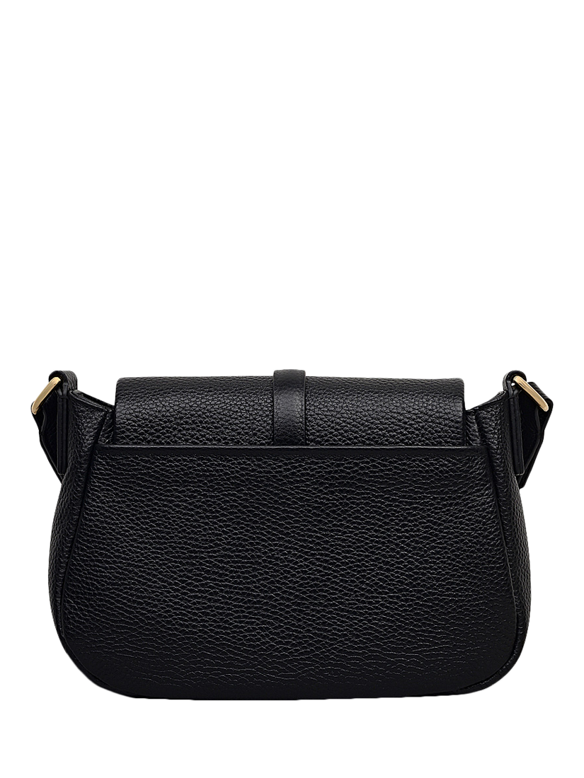 Product image 2 of 5, which shows Radley Lulworth Road Leather Saddle Bag,Black