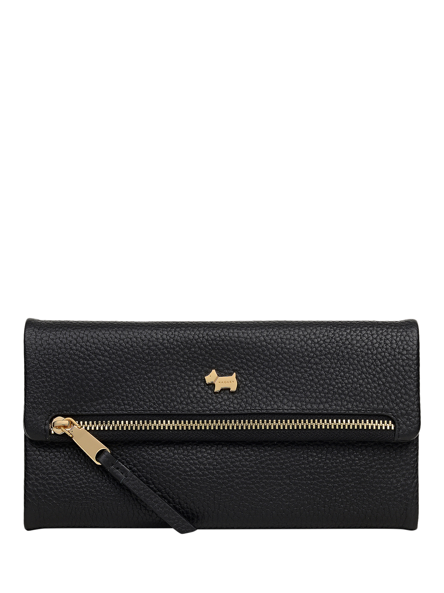 Product image 1 of 4, which shows Radley Pickwick Large Leather Purse, Black