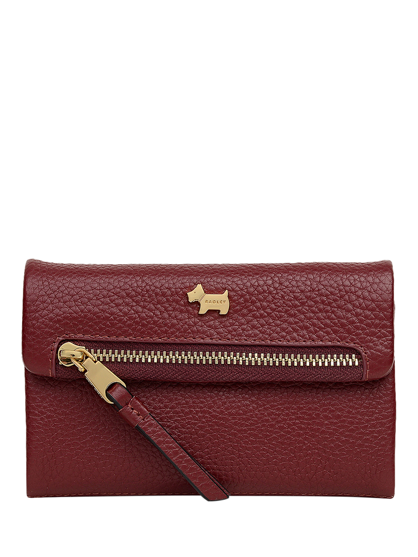 Product image 1 of 4, which shows Radley Pickwick Medium Leather Purse, Merlot