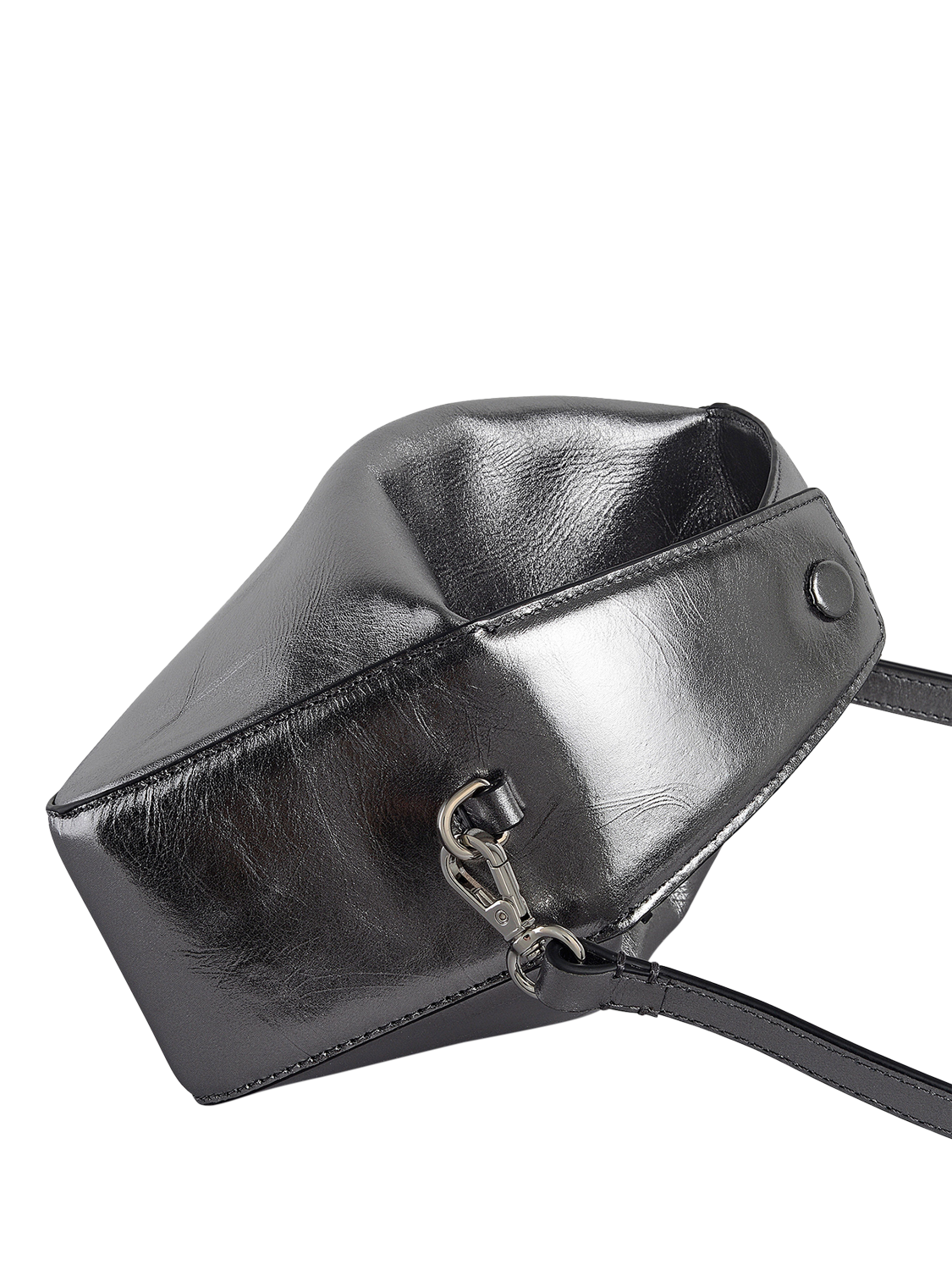 Product image 4 of 7, which shows Radley De Beauvoir Small Ziptop Grab Bag, Silver, One Size
