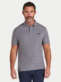 Raging Bull Classic Polo Shirt, Grey Marl
