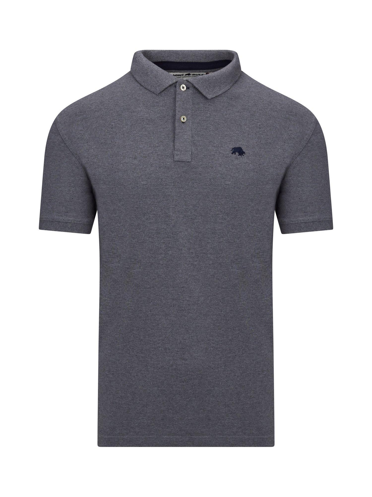 Product image 2 of 7, which shows Raging Bull Classic Polo Shirt, Grey Marl, S