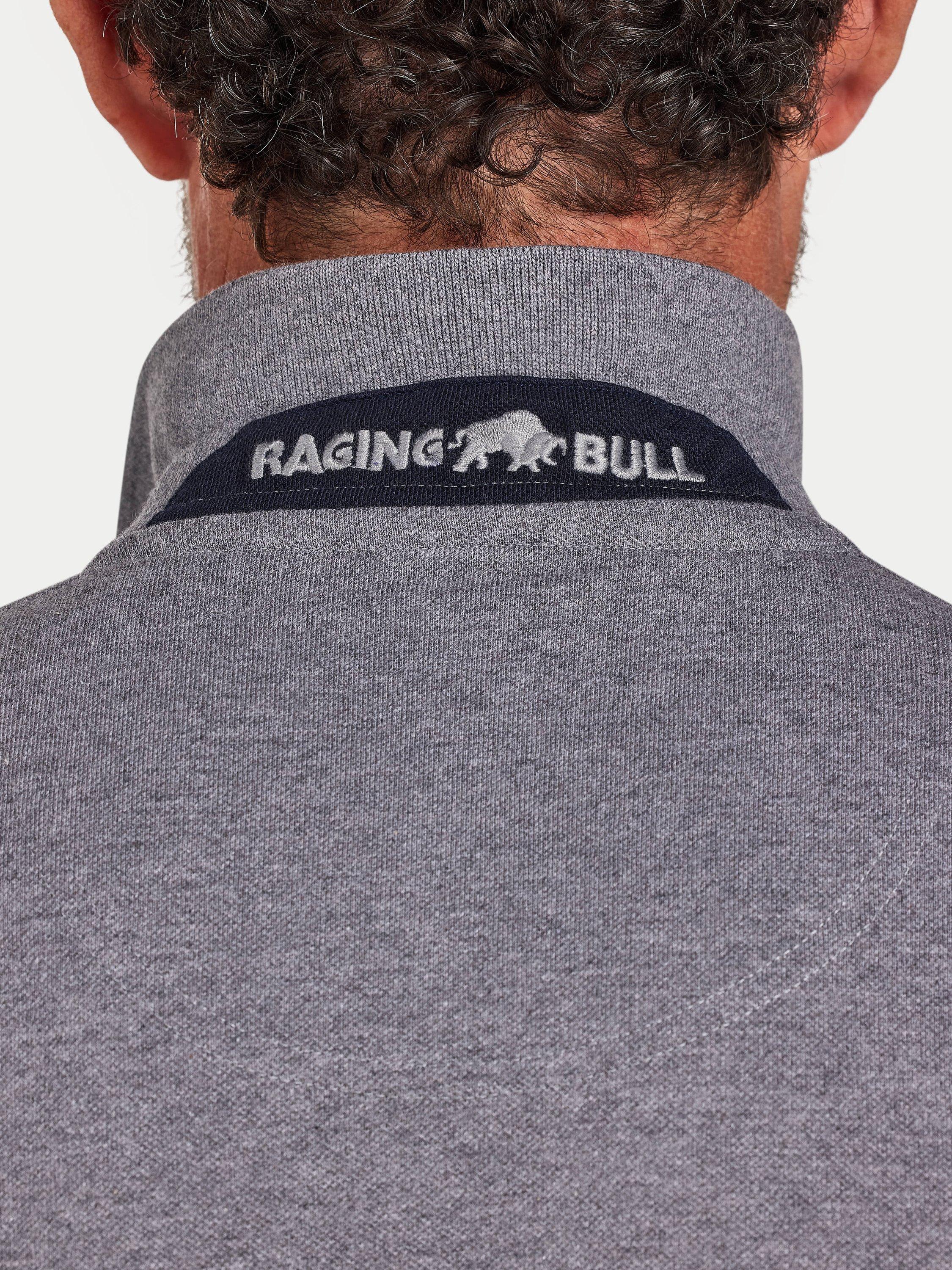 Product image 6 of 7, which shows Raging Bull Classic Polo Shirt, Grey Marl, S
