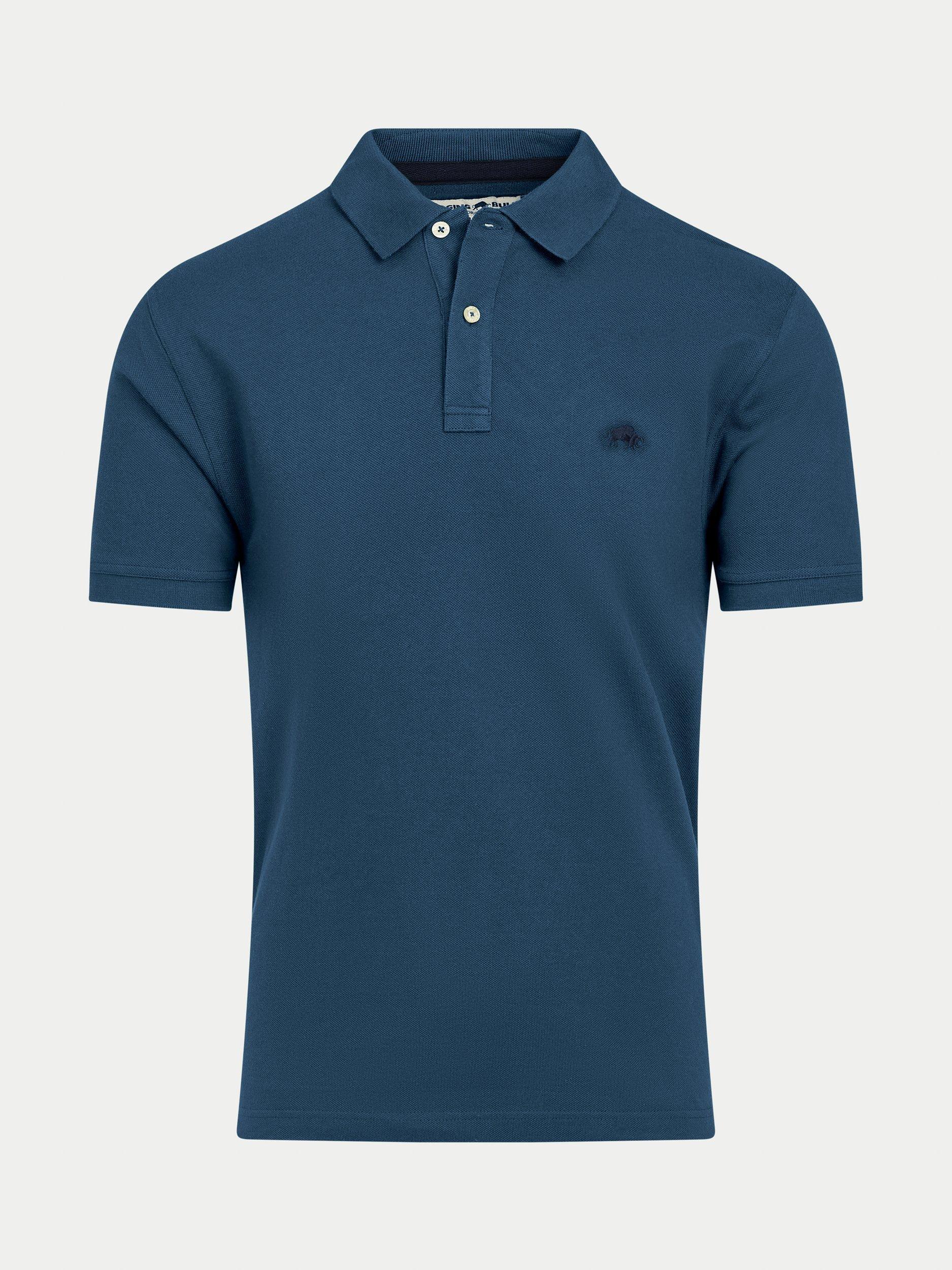 Product image 2 of 7, which shows Raging Bull Classic Polo Shirt, Denim, S