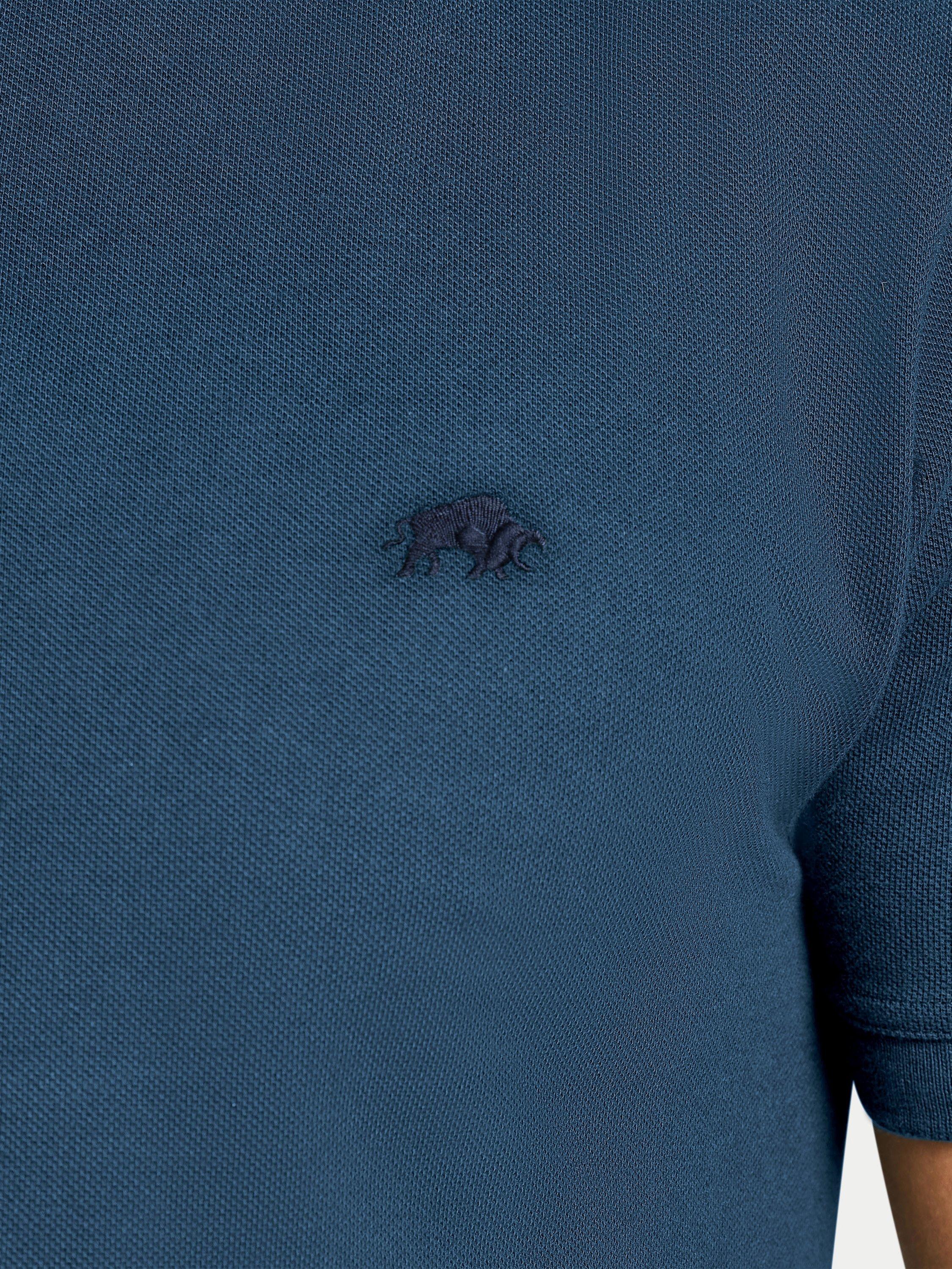 Product image 4 of 7, which shows Raging Bull Classic Polo Shirt, Denim, S