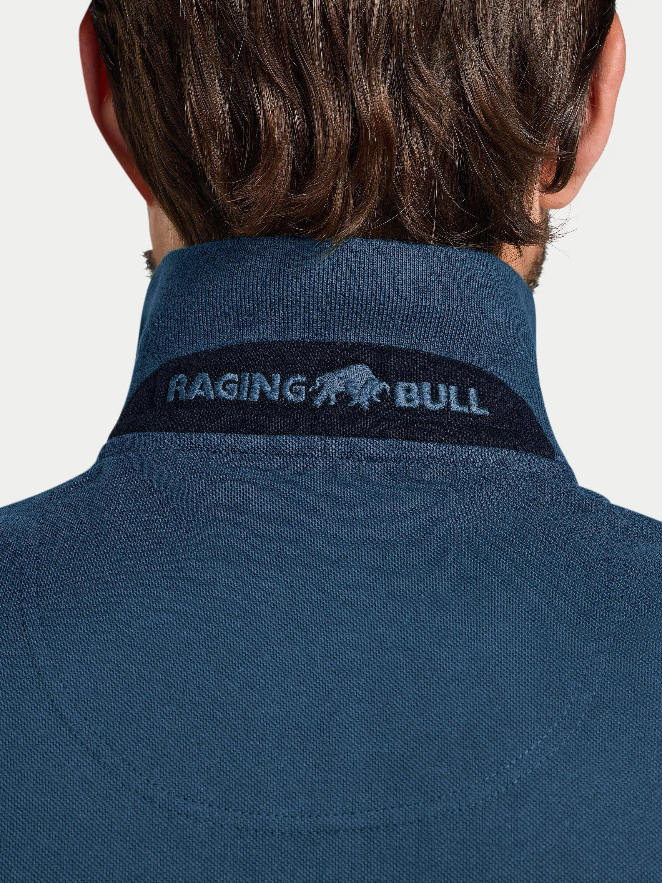 Product image 5 of 7, which shows Raging Bull Classic Polo Shirt, Denim, S