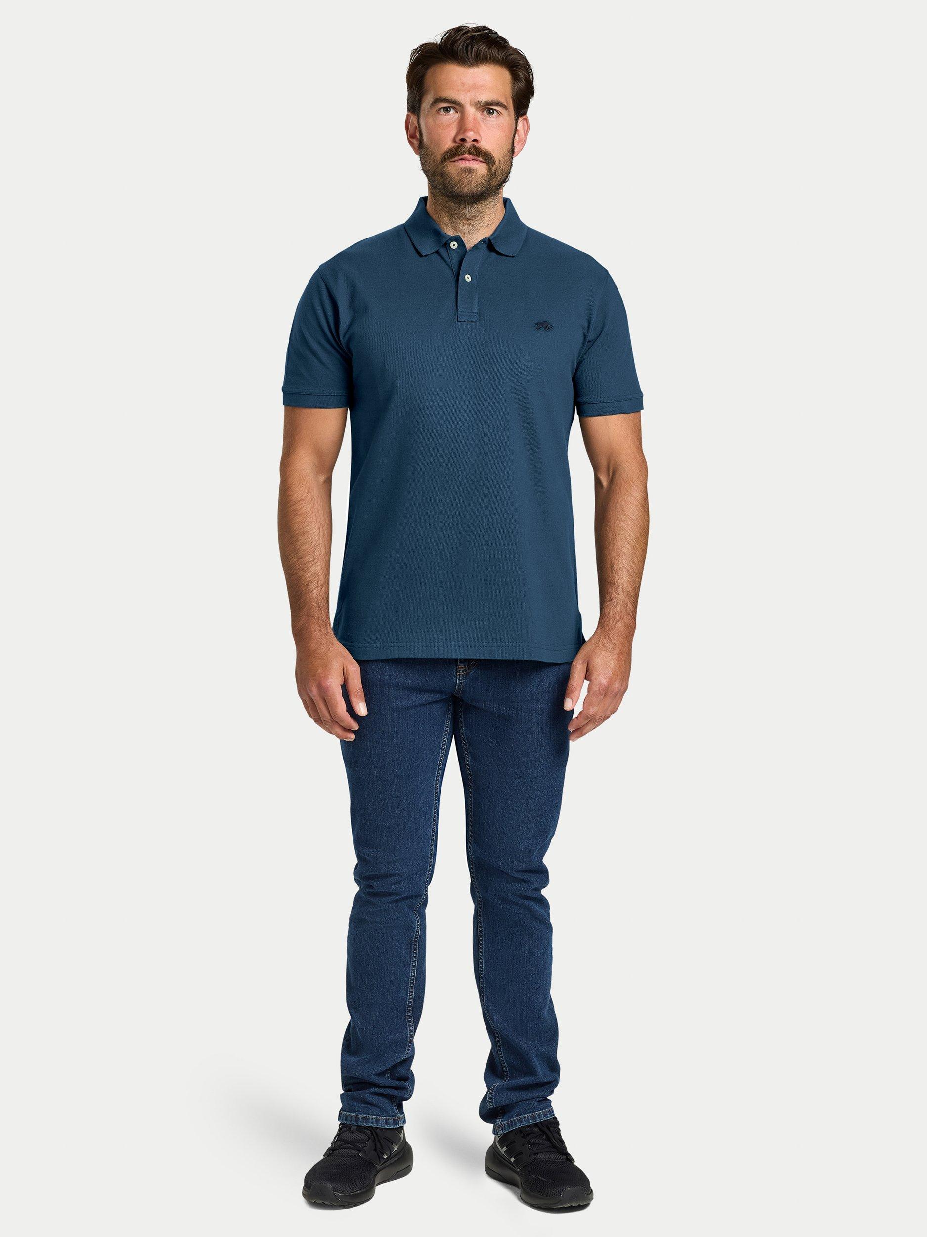 Product image 6 of 7, which shows Raging Bull Classic Polo Shirt, Denim, S