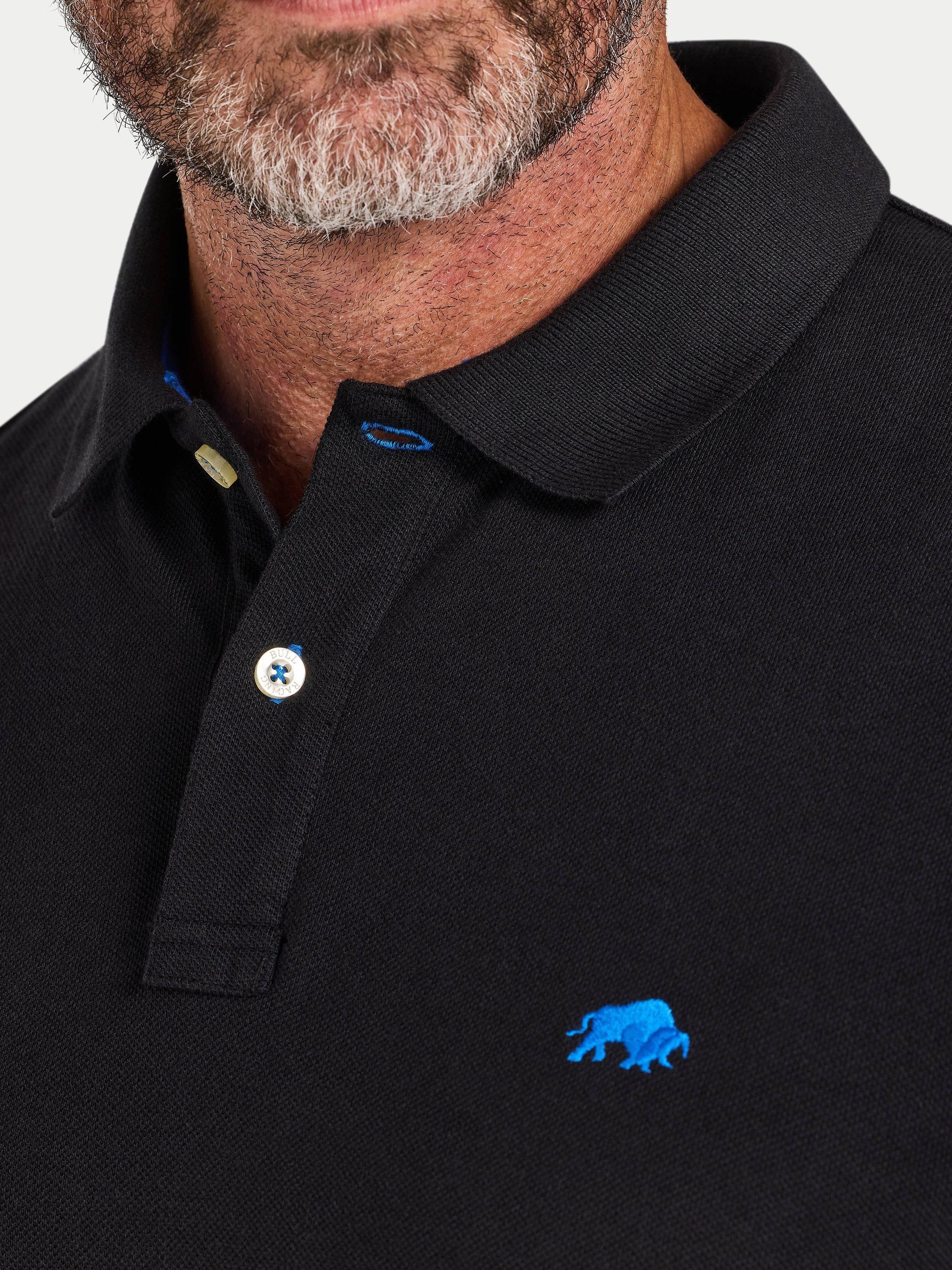 Product image 5 of 7, which shows Raging Bull Classic Polo Shirt, Black, S