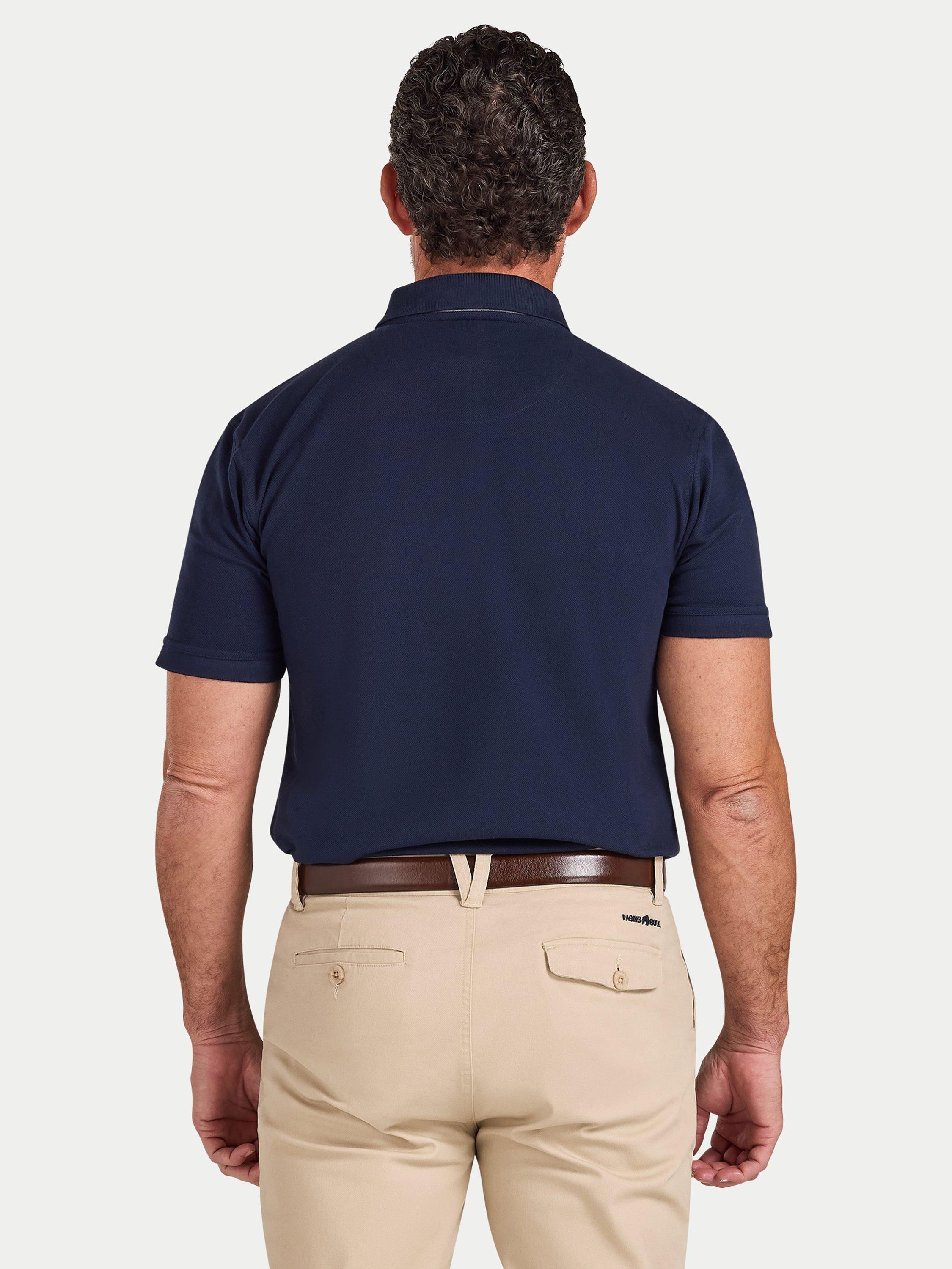 Product image 3 of 6, which shows Raging Bull Classic Polo Shirt, Navy, S
