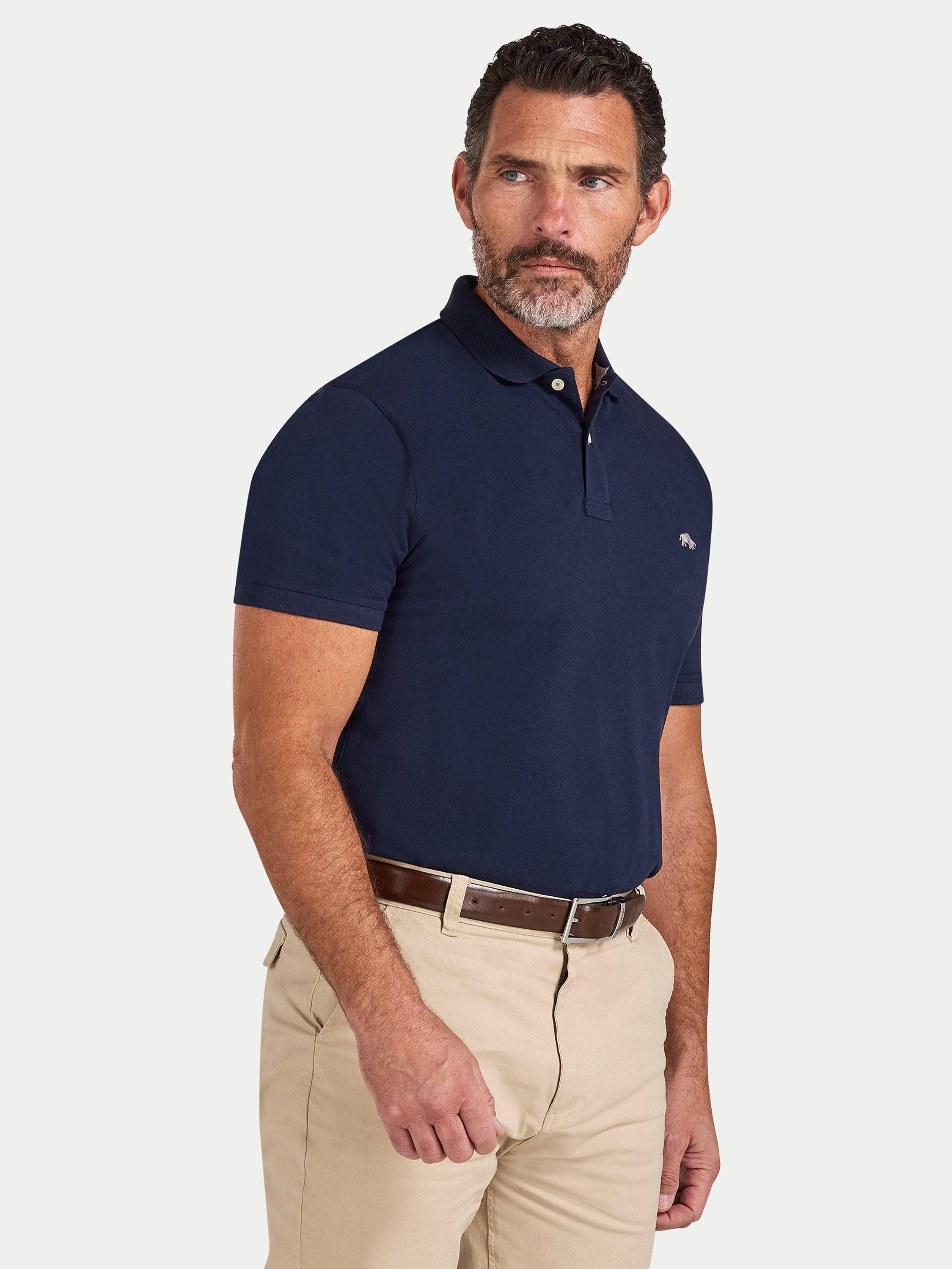Product image 4 of 6, which shows Raging Bull Classic Polo Shirt, Navy, S