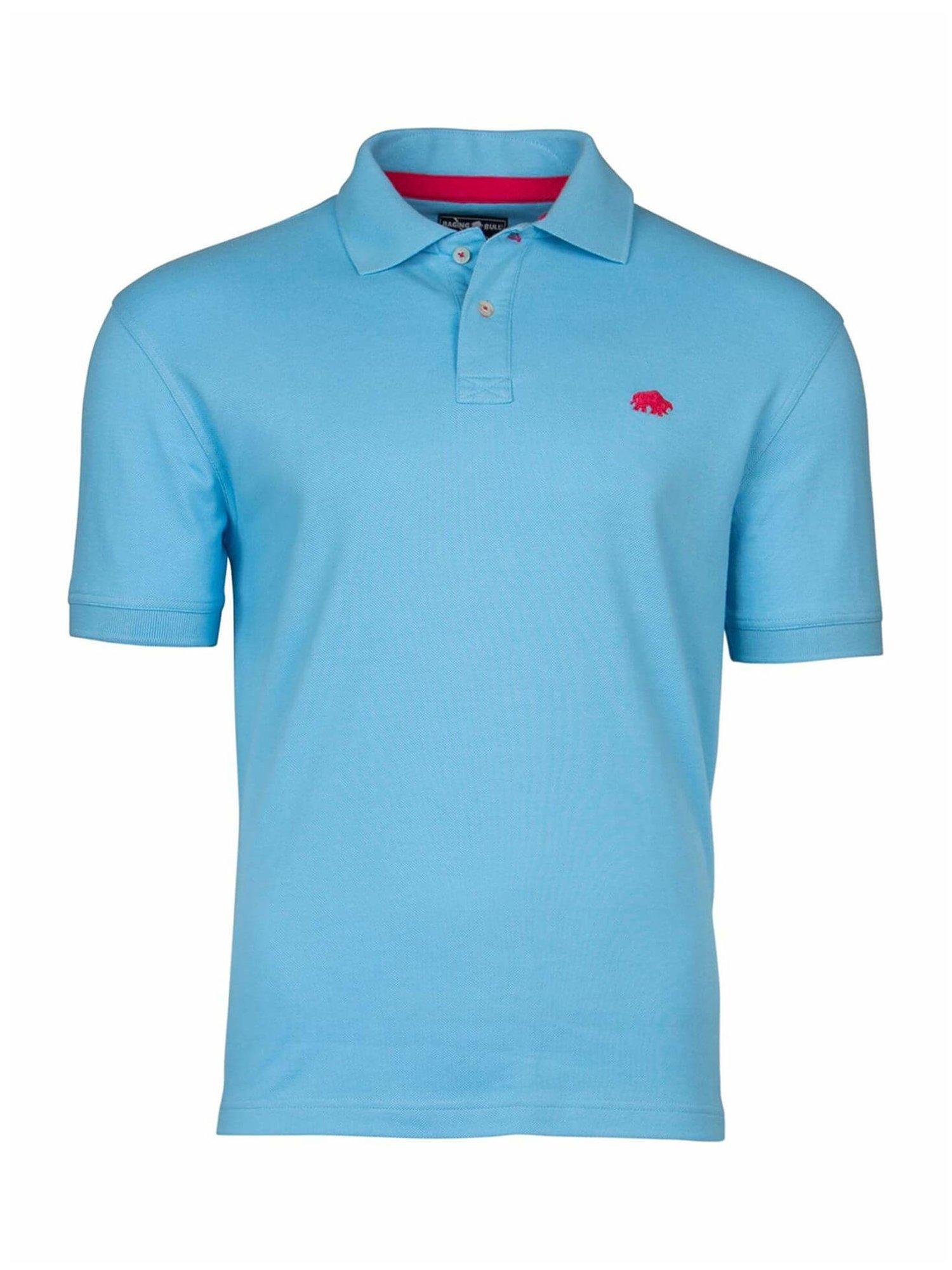Product image 2 of 6, which shows Raging Bull Classic Polo Shirt, Sky Blue, S