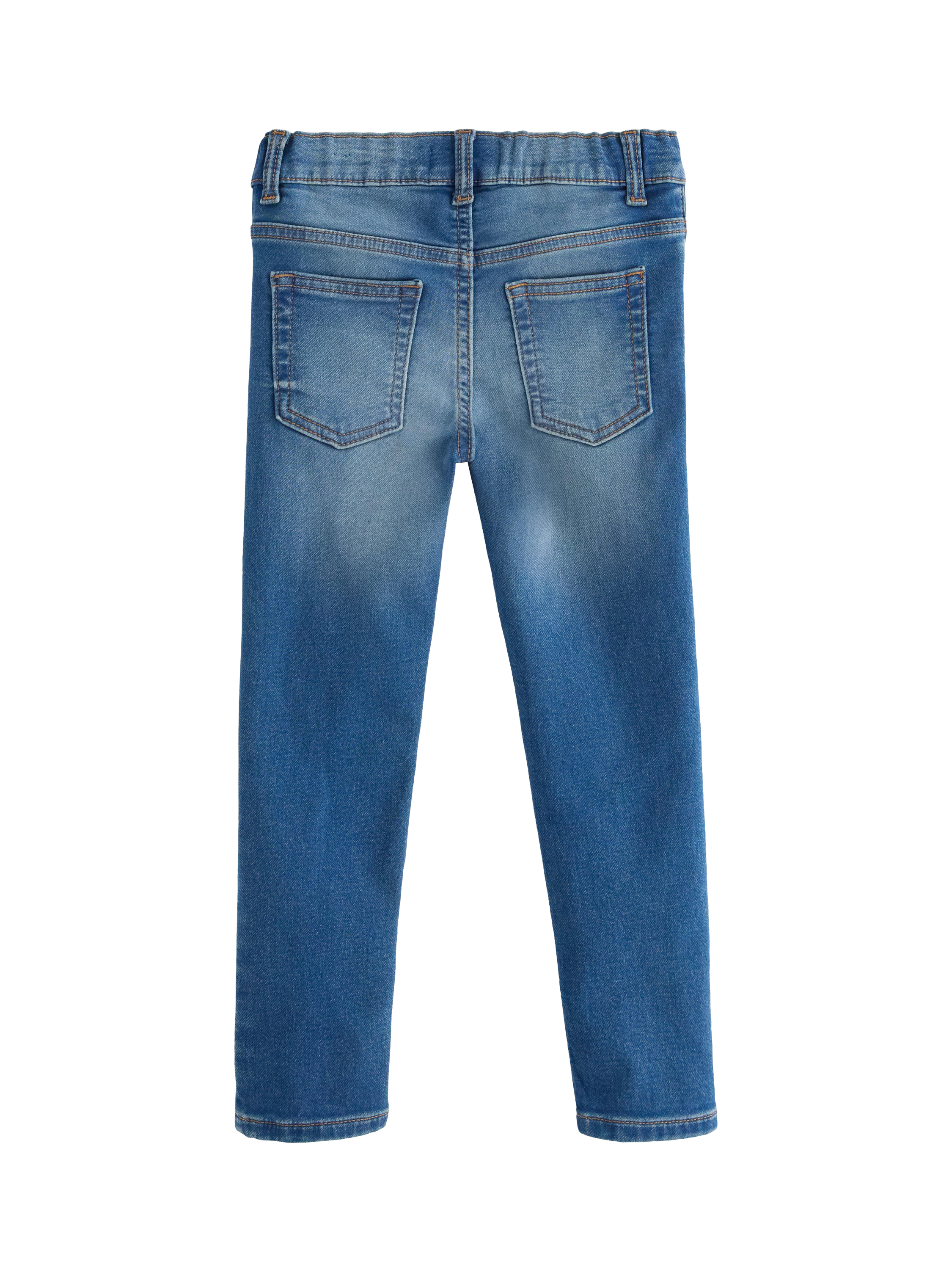 Product image 5 of 6, which shows Lindex Kids' Regular Slim Leg Jeans, Blue, 4-5 years