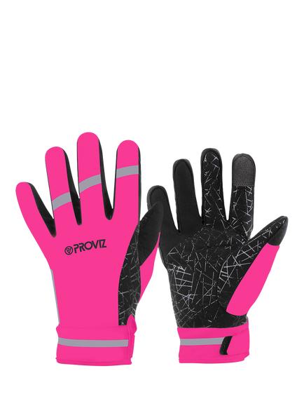 Proviz Classic Cycling Gloves, Pink