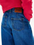 Tommy Hilfiger Kids' Mabel Pleated Jeans, Dark Blue