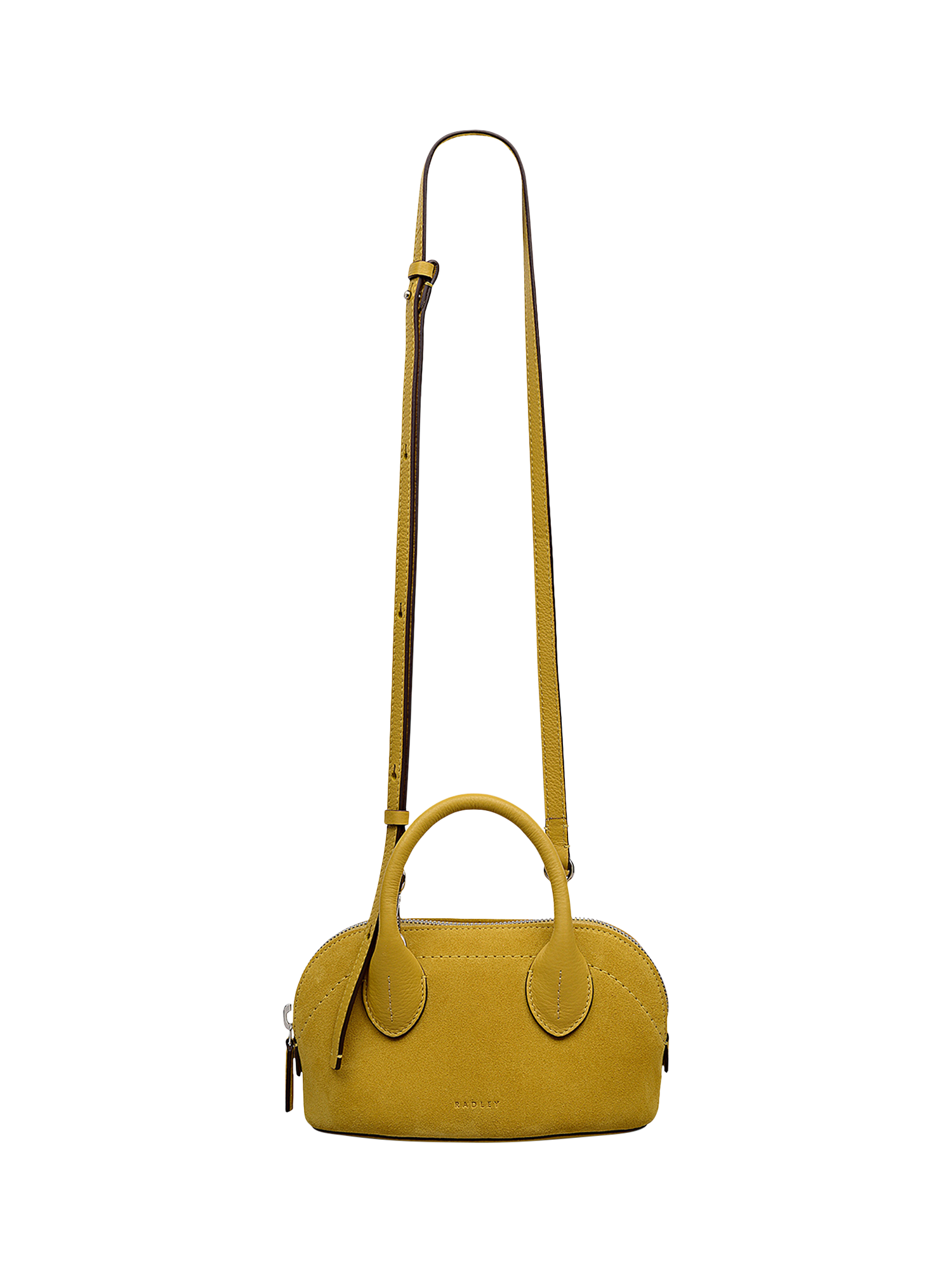 Product image 1 of 6, which shows Radley The Muriel Micro Grab Bag, Ochre, One Size