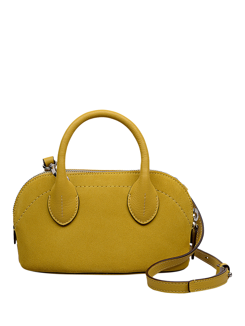 Product image 2 of 6, which shows Radley The Muriel Micro Grab Bag, Ochre, One Size