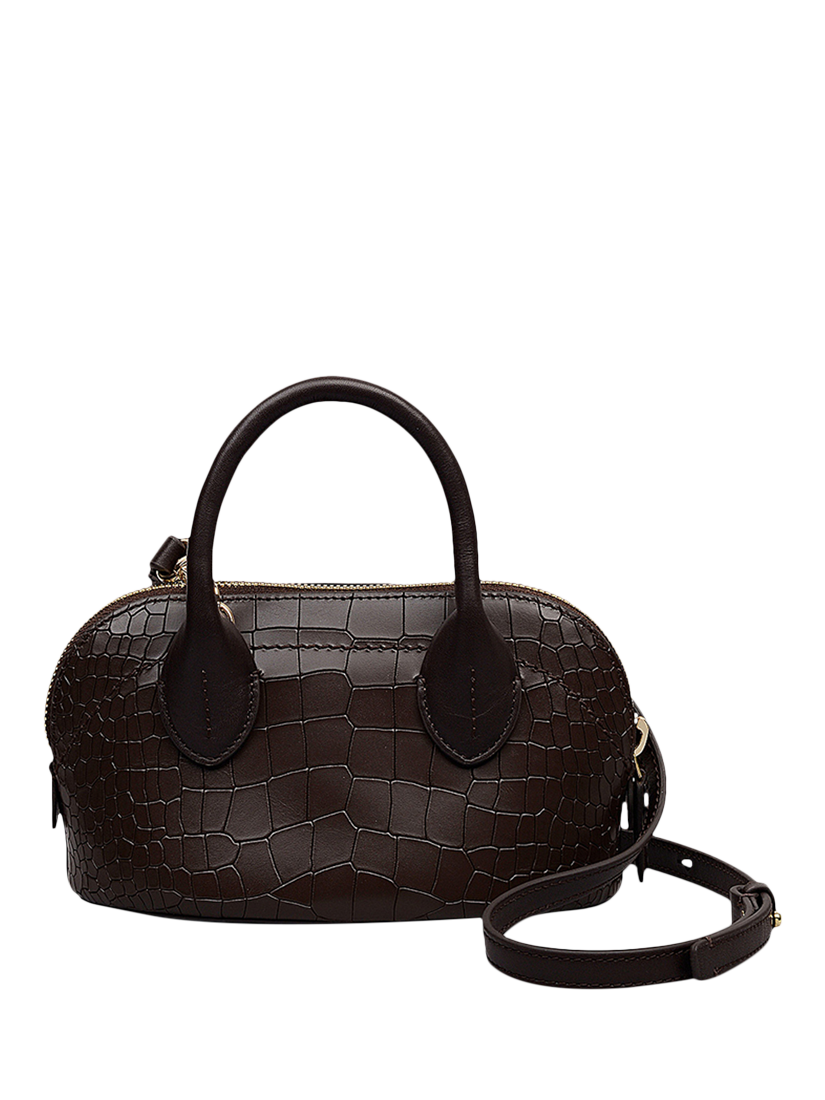 Product image 2 of 6, which shows Radley The Muriel Micro Grab Bag, Dark Oak, One Size