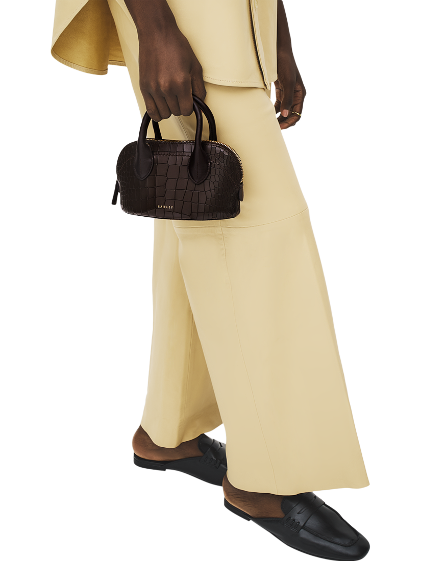 Product image 5 of 6, which shows Radley The Muriel Micro Grab Bag, Dark Oak, One Size