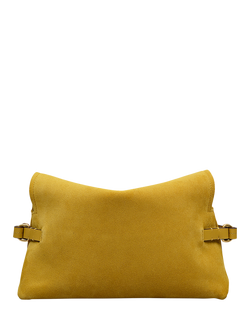 Radley Fleet Street Suede Clutch Bag - view 2, Ochre