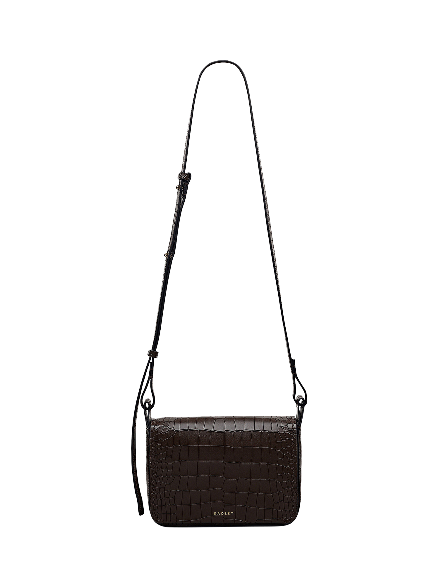 Radley Westwell Lane Leather Crossbody Bag, Dark Oak