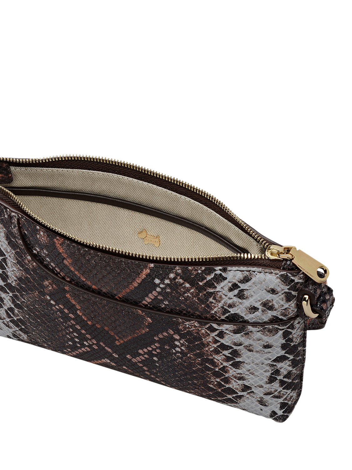 Product image 3 of 6, which shows Radley Pockets Mini Leather Shoulder Bag, Carmine