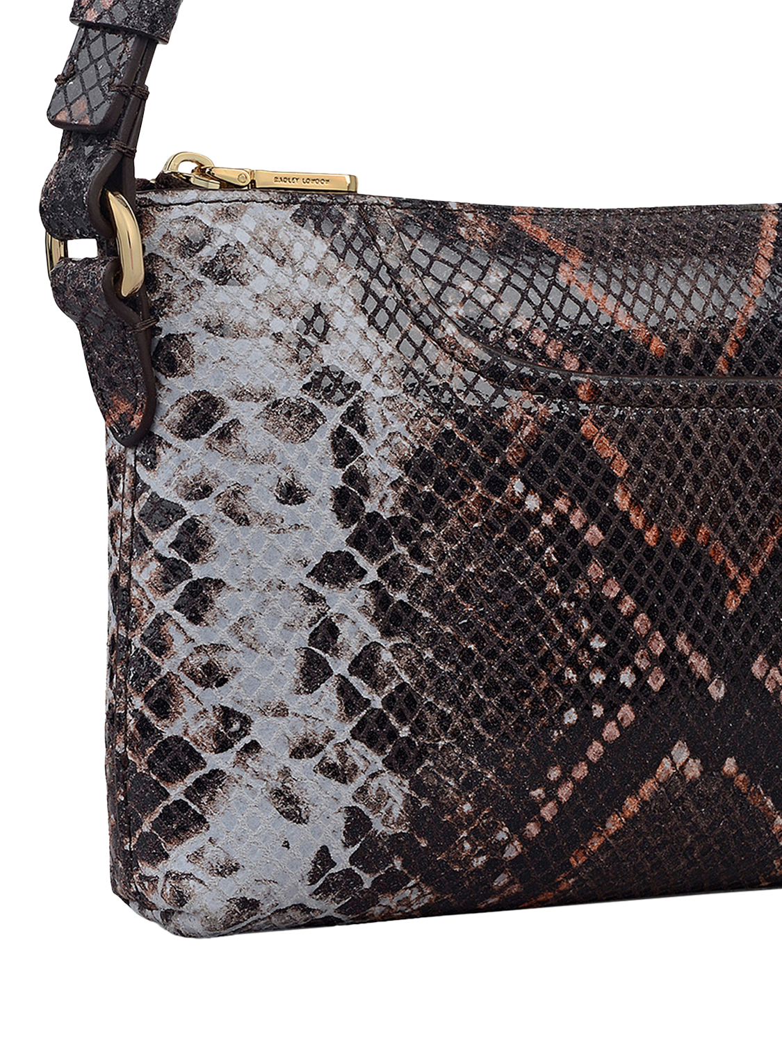 Product image 4 of 6, which shows Radley Pockets Mini Leather Shoulder Bag, Carmine