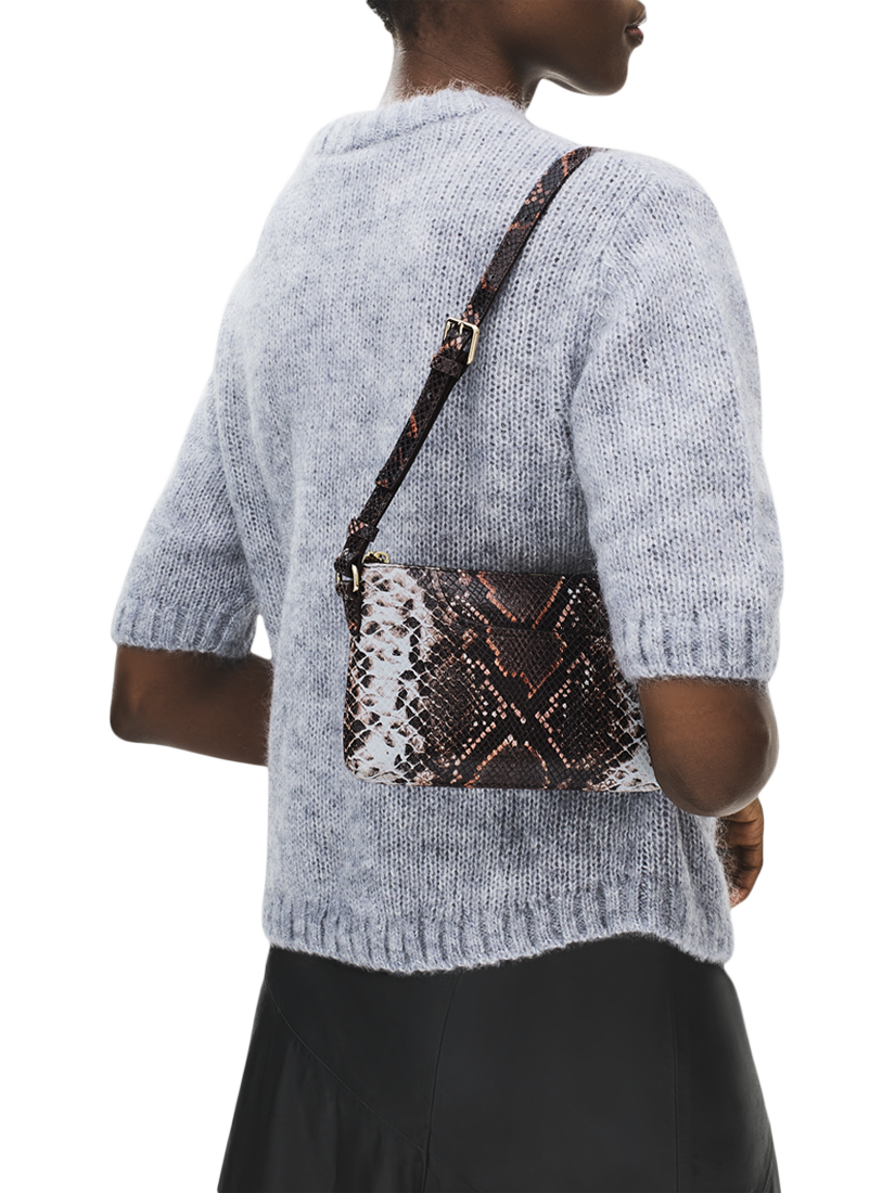 Product image 5 of 6, which shows Radley Pockets Mini Leather Shoulder Bag, Carmine