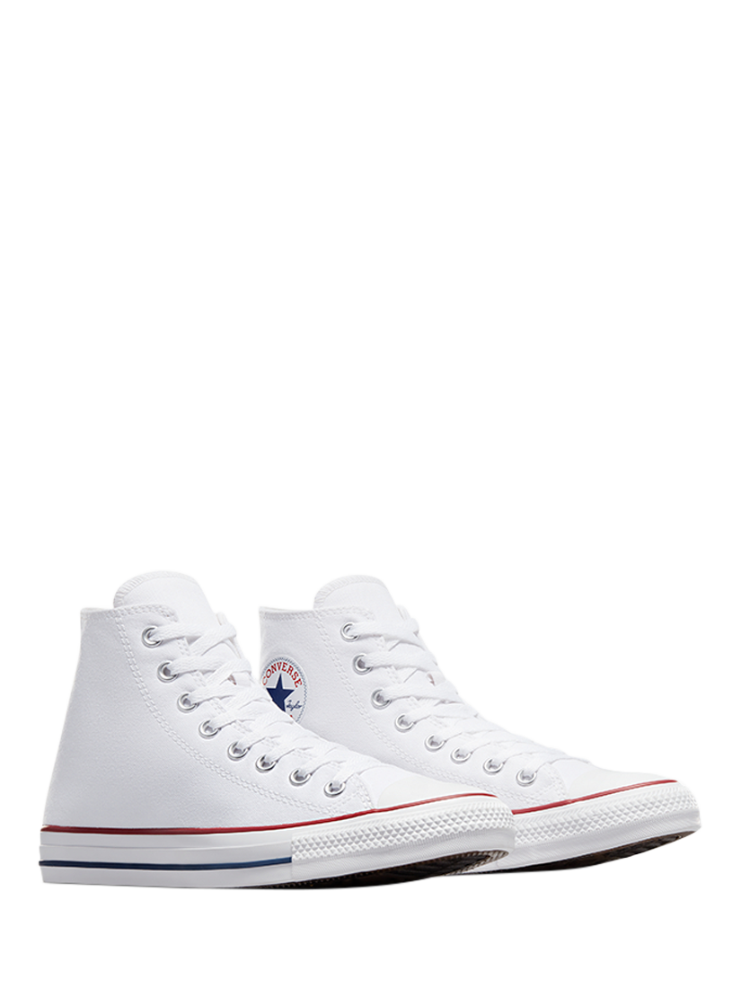 Product image 3 of 4, which shows Converse Chuck Taylor All Star Canvas Hi-Top Trainers, Optical White, 4