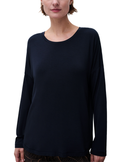 Femilet Yara Long Sleeve Loungewear Top, Baritone Blue