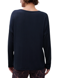 Femilet Yara Long Sleeve Loungewear Top - view 2, Baritone Blue