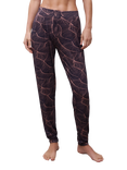 Femilet Yara Loungewear Trousers, Blush/Brown