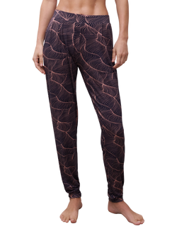 Femilet Yara Loungewear Trousers, Blush/Brown