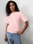 Mint Velvet Short Sleeve T-Shirt, Pink