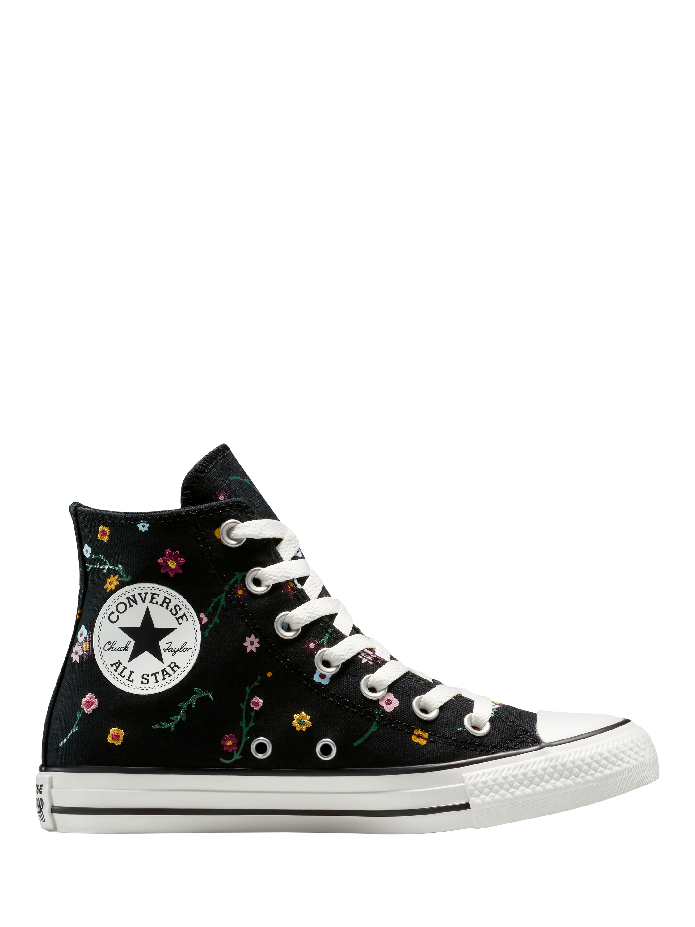 High Top Converse Leather Embroidered High Top Converse Chucks