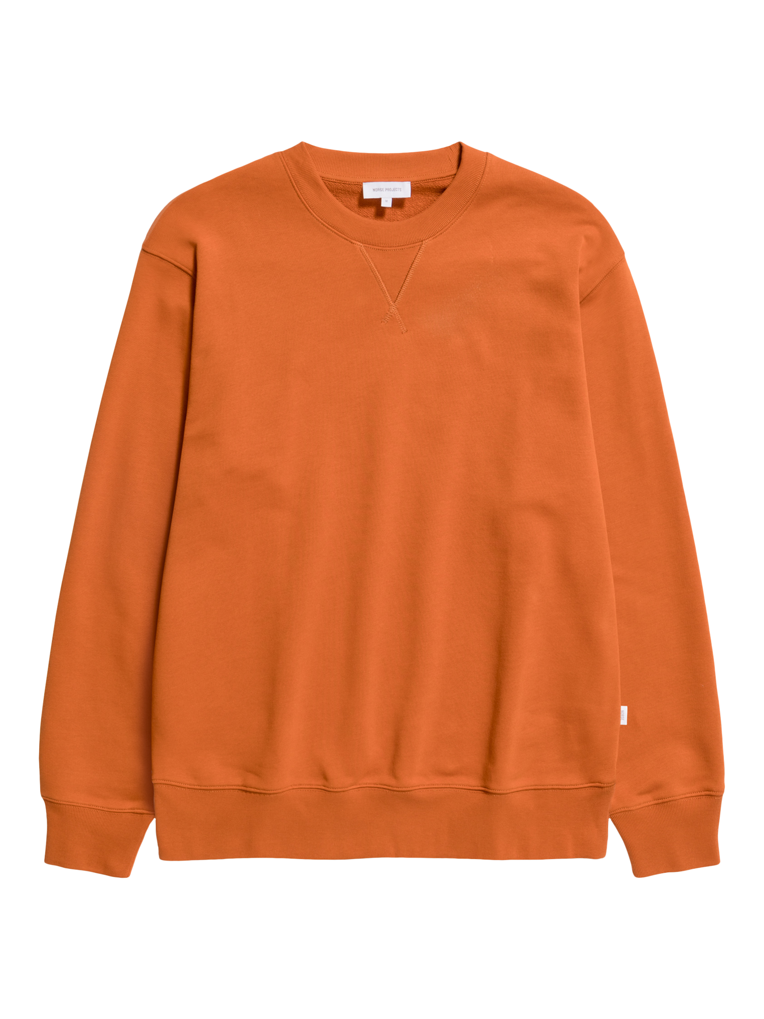 Product image 1 of 2, which shows Norse Projects Standard Cotton Sweatshirt, Ginger, S