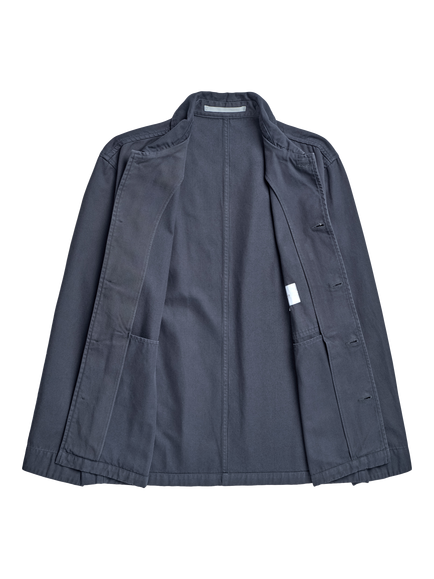 Norse Projects Cotton Twill Overshirt, Graphite - view 2, Graphite