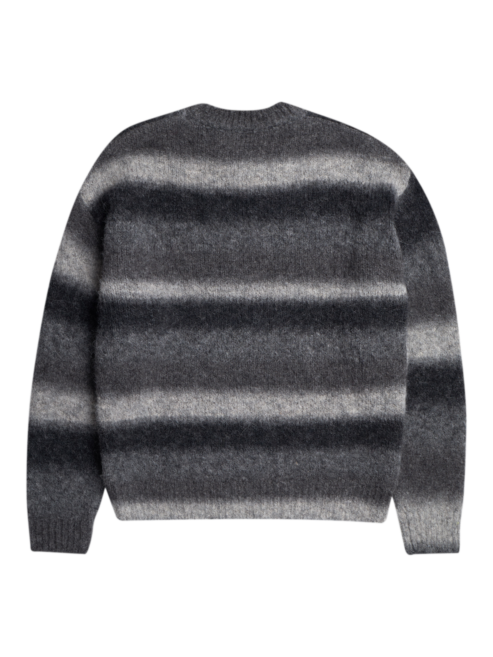 Product image 2 of 2, which shows Norse Projects Jonas Gradient Alpaca Wool Blend Sweater, Charcoal Melange, S