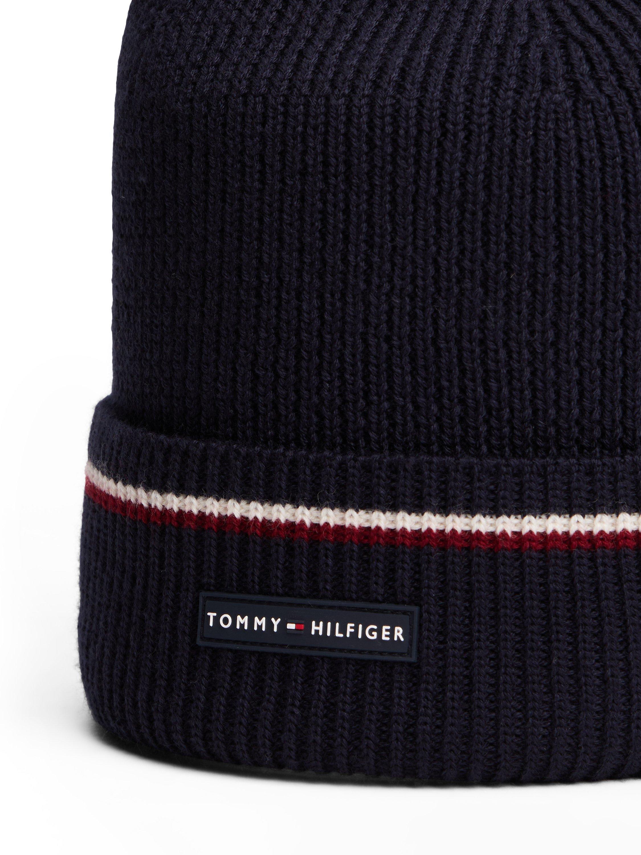 Product image 3 of 4, which shows Tommy Hilfiger Logo Beanie Hat, Space Blue, One Size