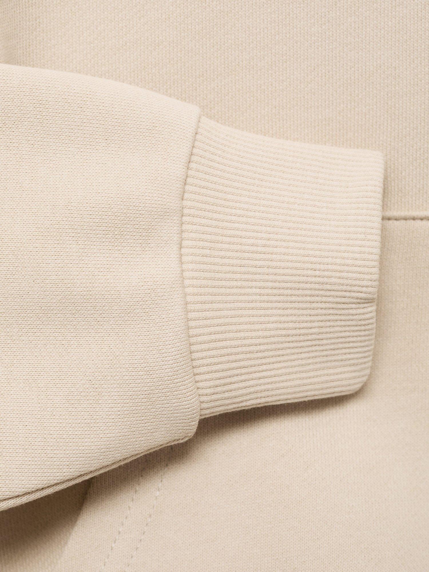 Product image 3 of 4, which shows Mango Kids' Cotton Bold Graphic Crew Neck Sweatshirt, Light Pastel Brown, 9-10 years