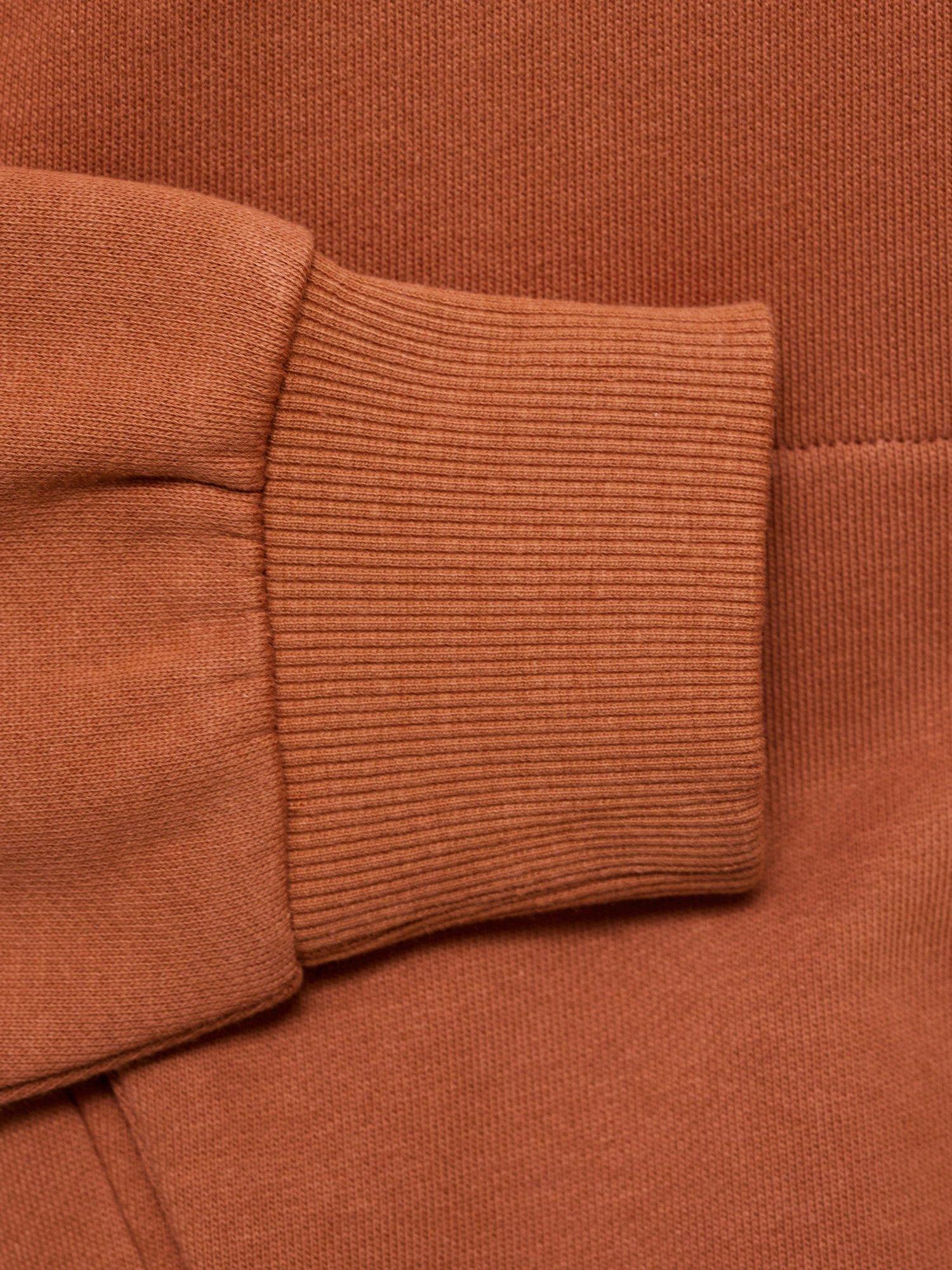 Product image 3 of 4, which shows Mango Kids' Reves Cotton Bold Slogan Hoodie, Medium Orange, 9-10 years