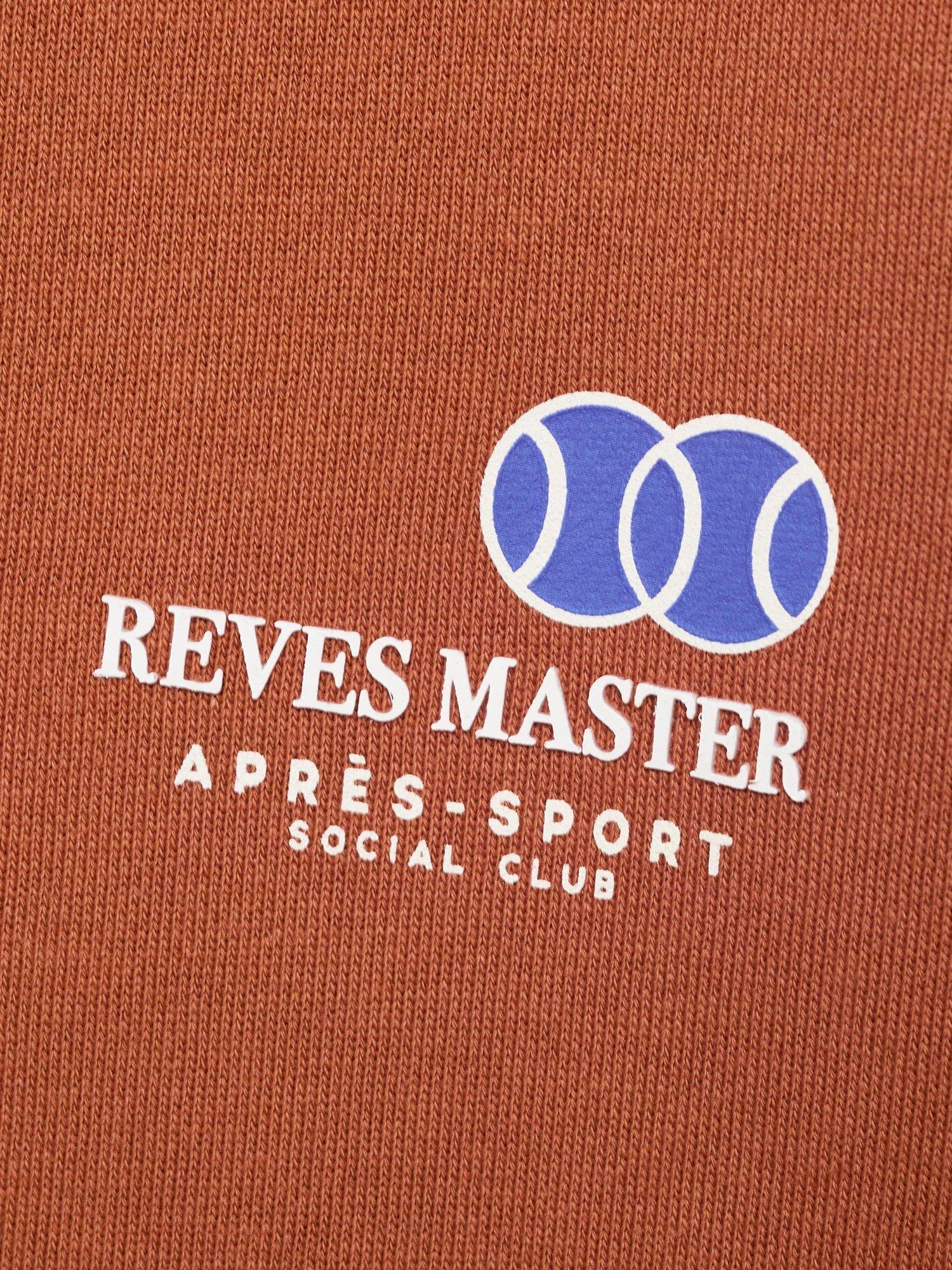 Product image 4 of 4, which shows Mango Kids' Reves Cotton Bold Slogan Hoodie, Medium Orange, 9-10 years