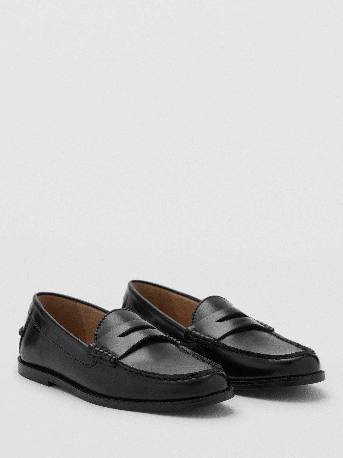 Product image 1 of 5, which shows Mango Kids' Charles Loafers, Black, 3.5