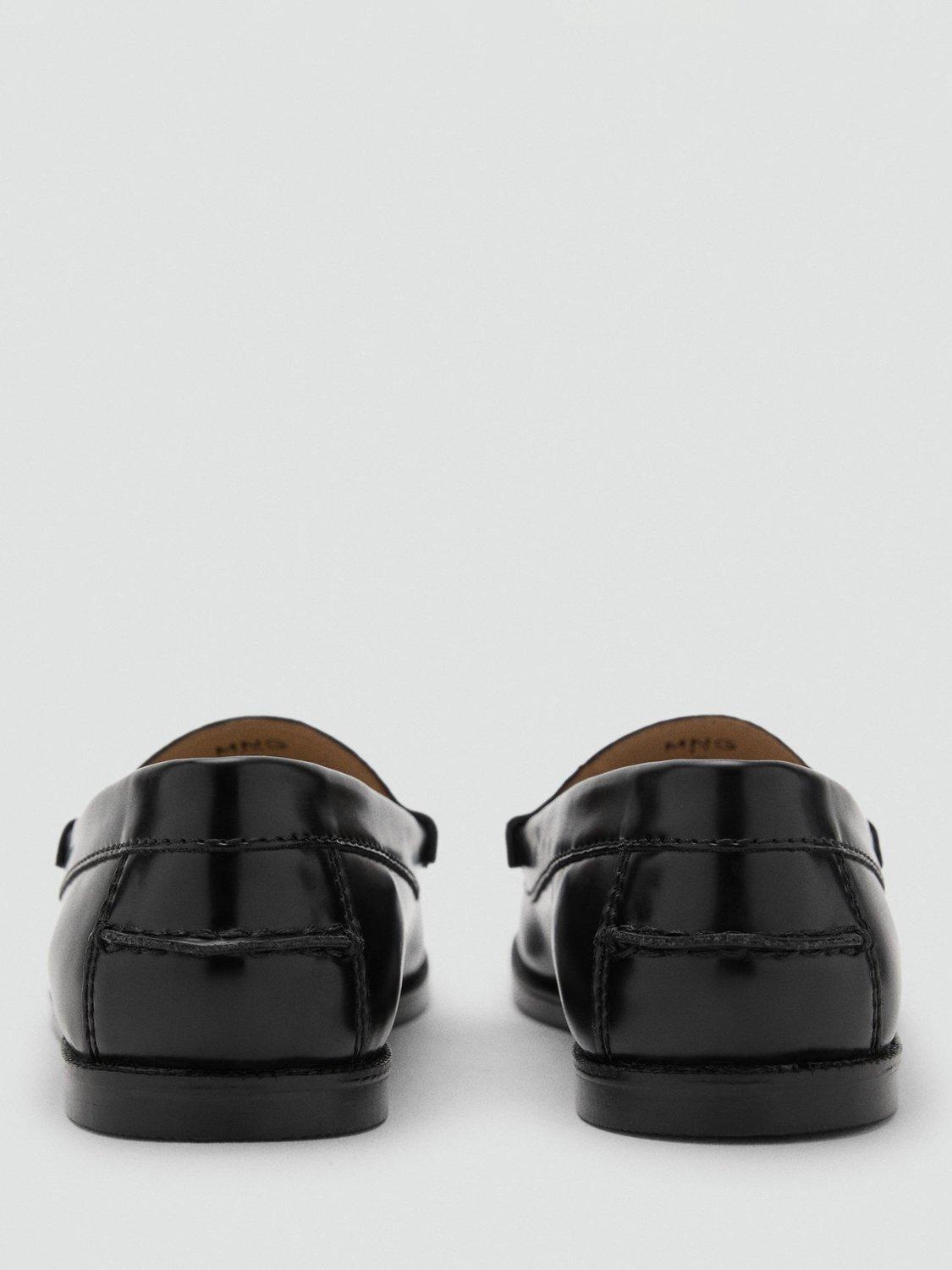 Product image 3 of 5, which shows Mango Kids' Charles Loafers, Black, 3.5