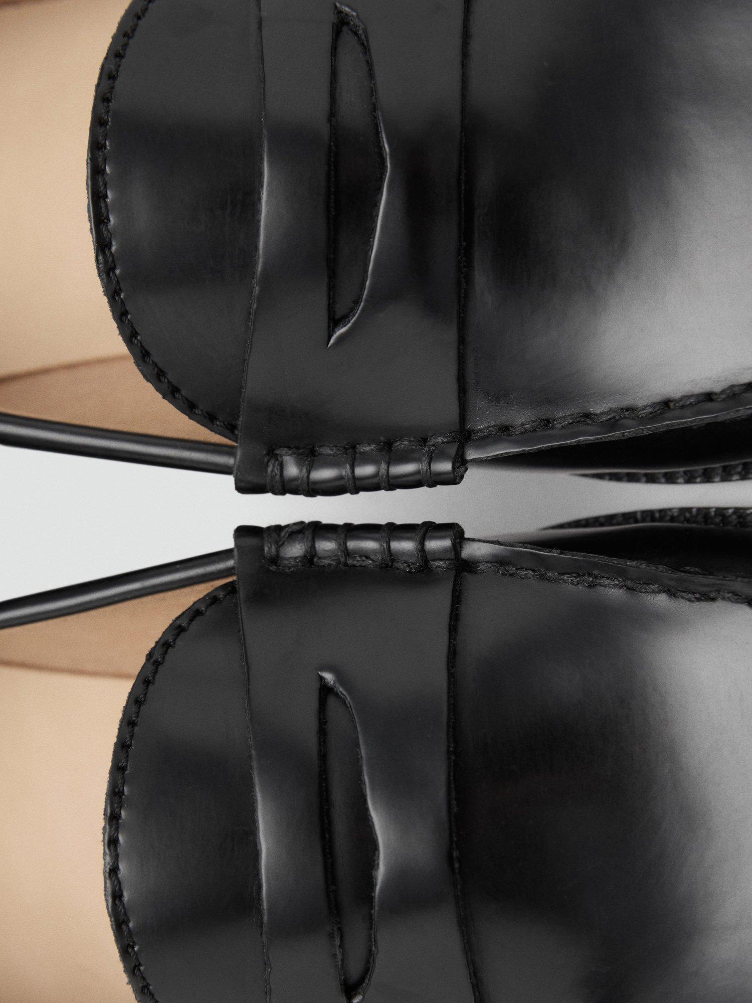 Product image 4 of 5, which shows Mango Kids' Charles Loafers, Black, 3.5