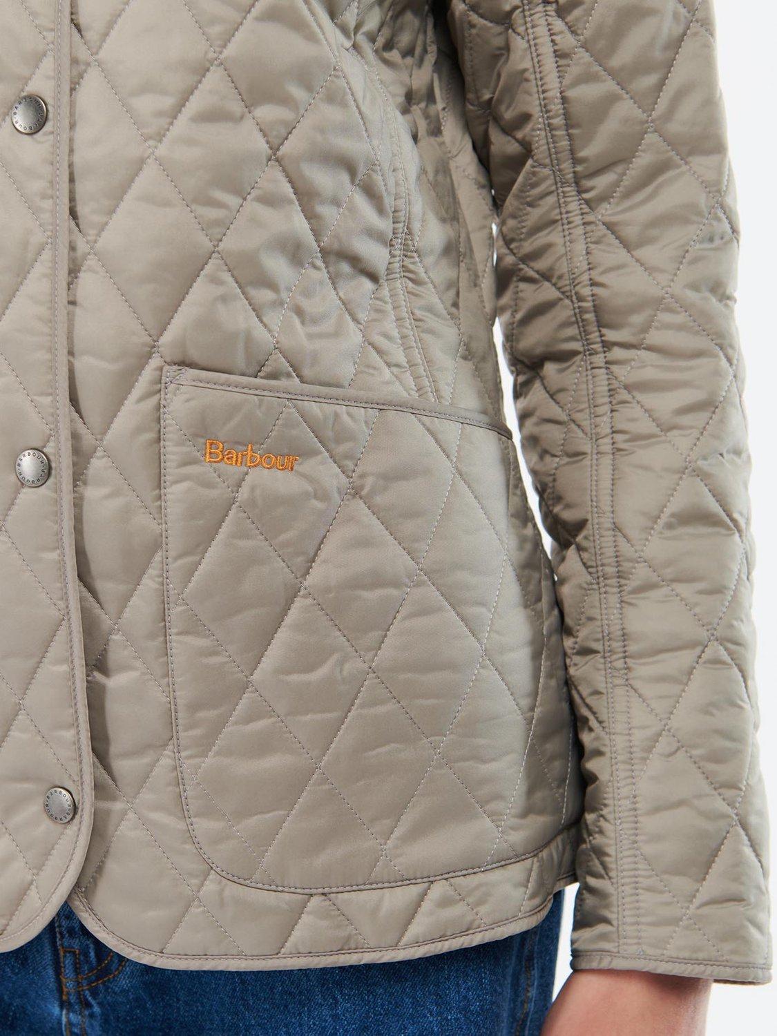 Product image 7 of 9, which shows Barbour Annandal Quilted Jacket, Doeskin, 8