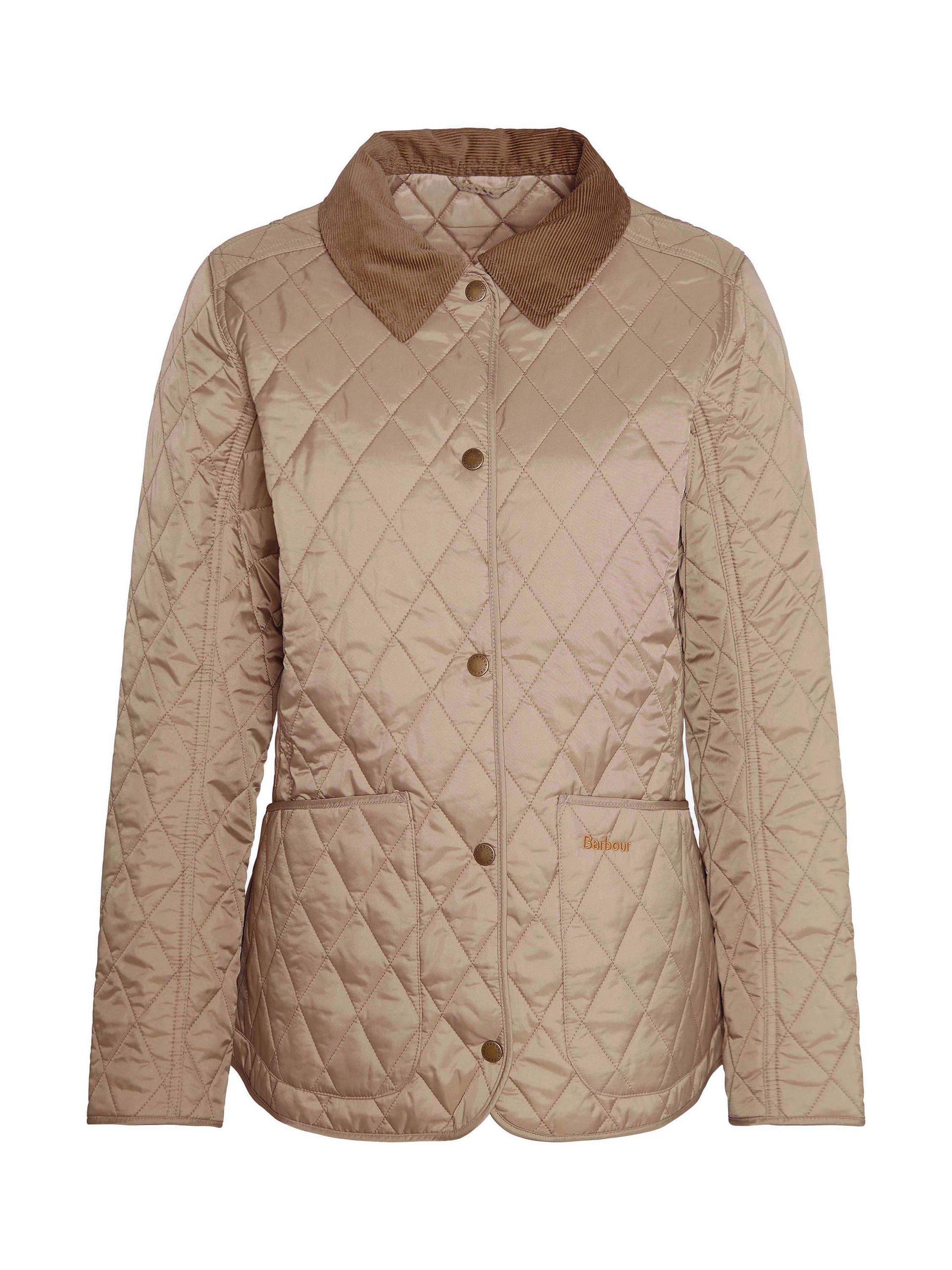 Product image 6 of 6, which shows Barbour Annandal Quilted Jacket, Sand Dune, 6