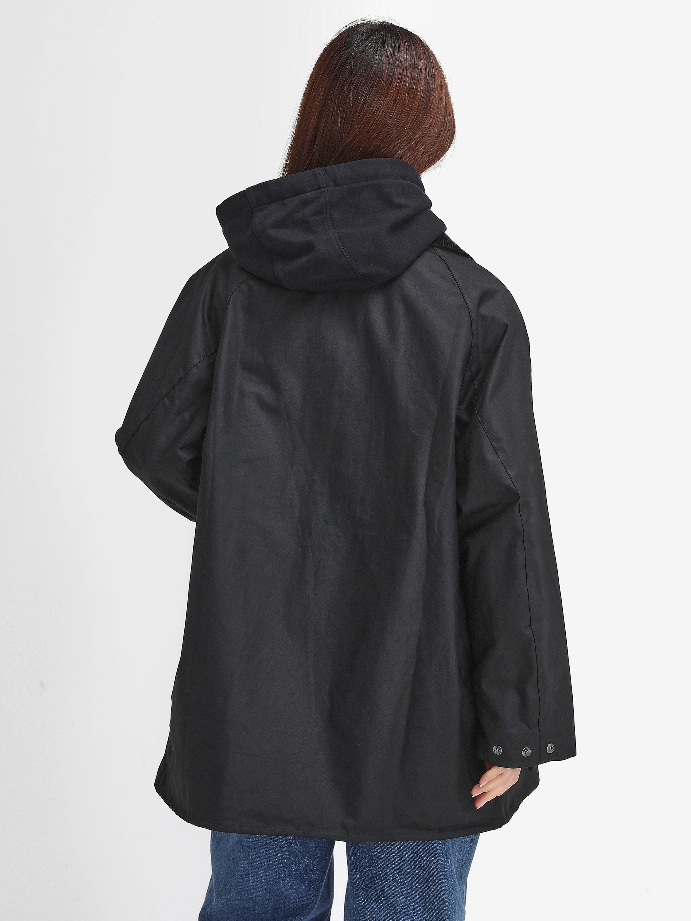 Product image 4 of 11, which shows Barbour Beaufort Wax Jacket, Black, 8