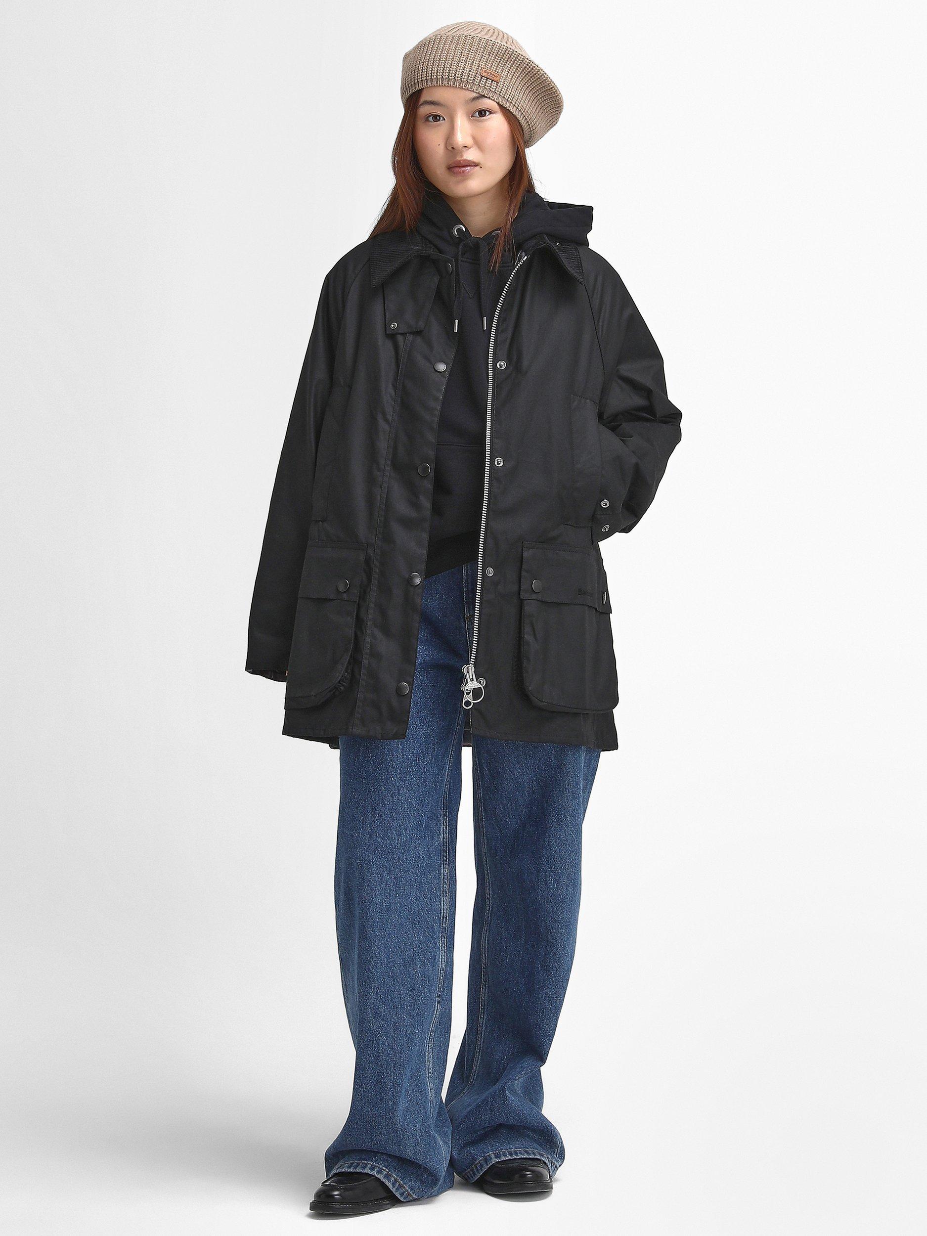 Product image 5 of 11, which shows Barbour Beaufort Wax Jacket, Black, 8
