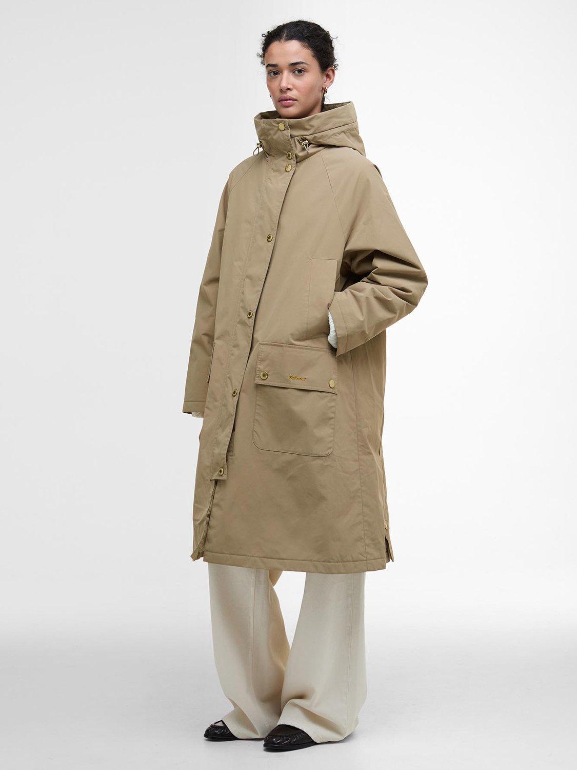 Product image 2 of 6, which shows Barbour Catalina Showerproof Jacket, Military Brown, 10