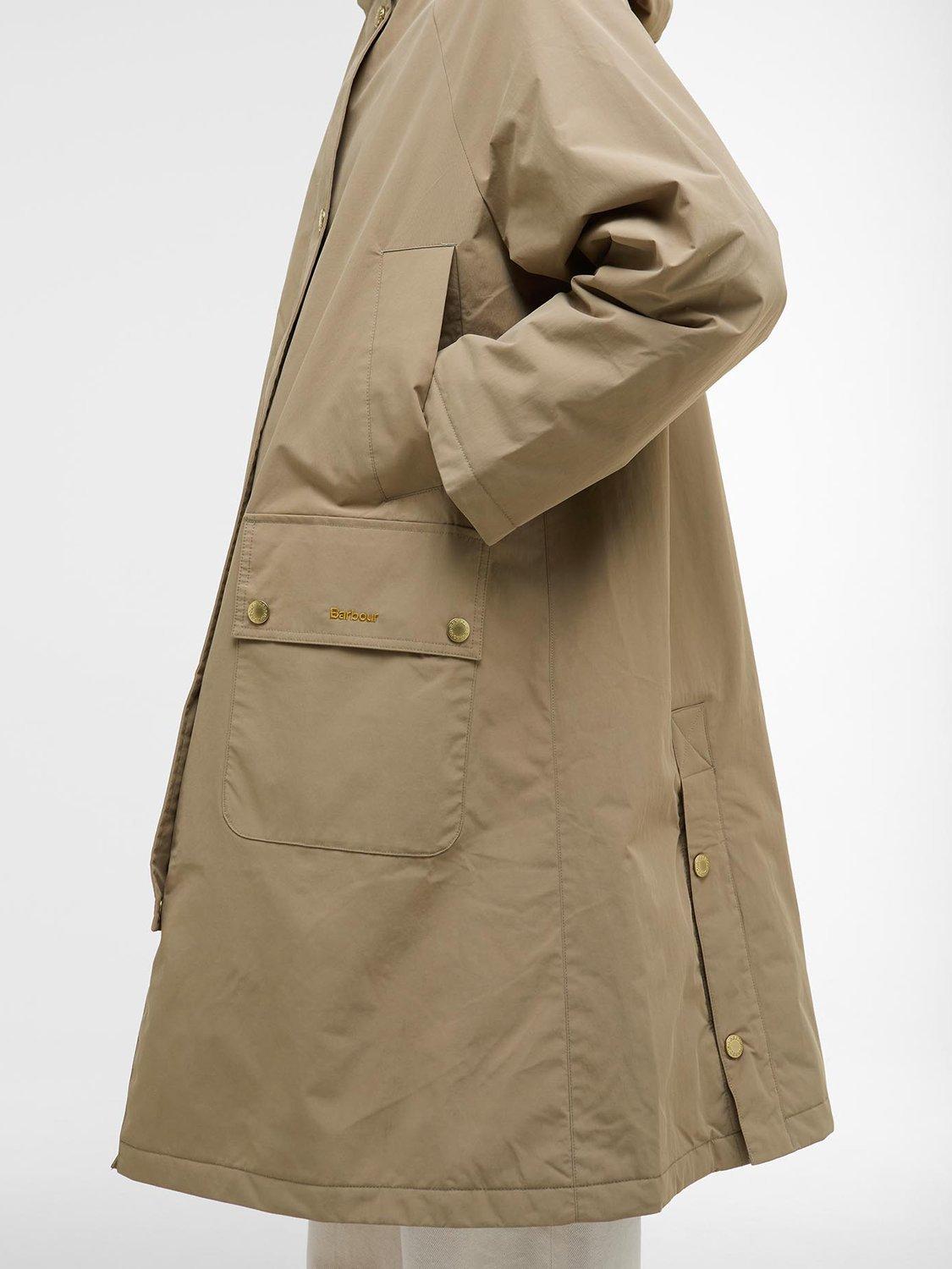 Product image 5 of 6, which shows Barbour Catalina Showerproof Jacket, Military Brown, 10
